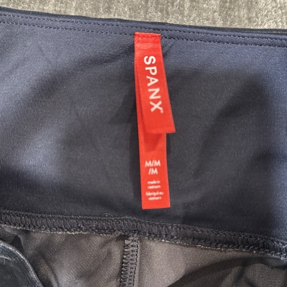 Spanx Classic Navy Velvet Leggings - Picture 14 of 14